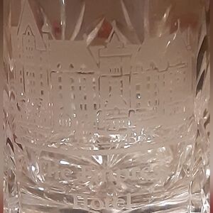 THE EMPRESS HOTEL ~ Victoria B.C. Crystal Shot Glass
